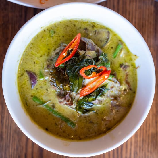 Cari vert au bœuf / Beef in Green Curry