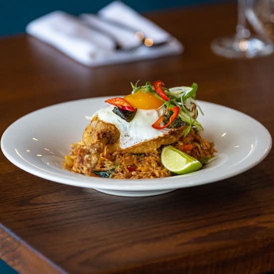 Riz frit au basilic au canard / Duck Basil Fried Rice