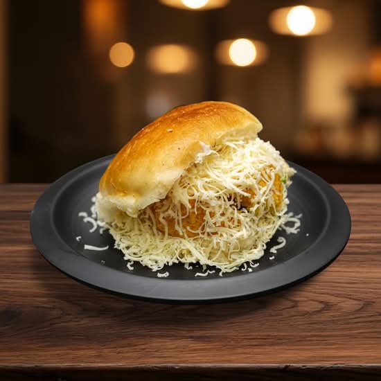 Butter Cheese Vada Pav