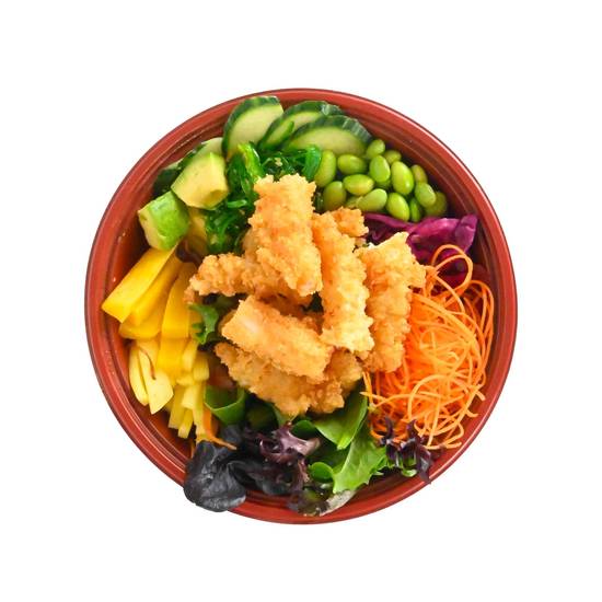 Poké Crevette Tempura