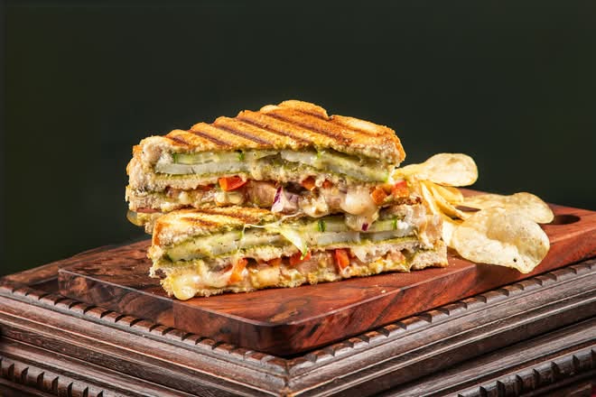 Veg. Grill Cheese Sandwich