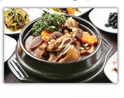 Galbijjim Set (Braised Beef Short Rib Set Meal) / 갈비찜 정식 / 韩式炖牛排骨套餐