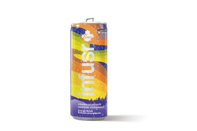 Boisson énergisante infusr mangue-carambole
