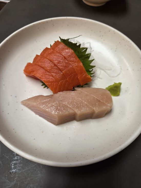 Tuna and Salmon Sashimi