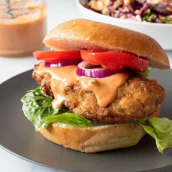 Louisiana Cajun Chicken Burger
