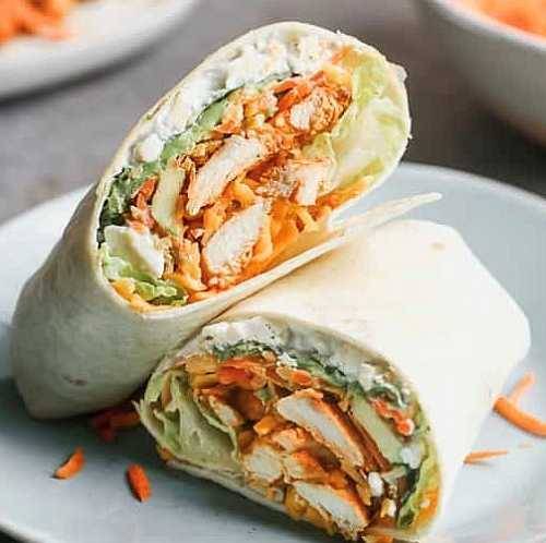 Buffalo Chicken Wrap Fries