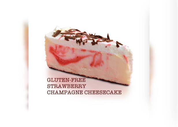Gluten-Free Strawberry Champagne Cheesecake