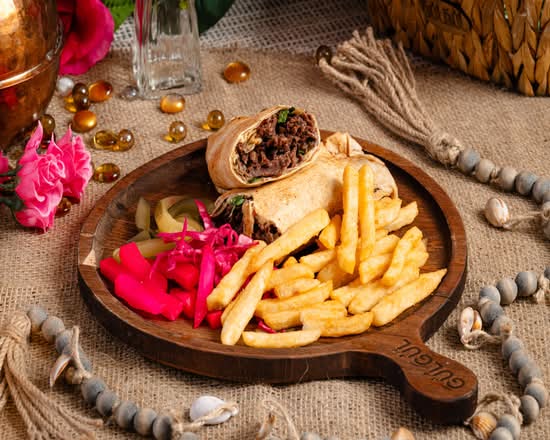 Lebanese Beef Shawarma Wrap