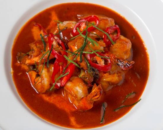 Panang CHICKEN served with rice
