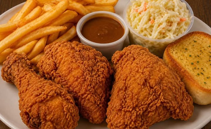REPAS POULET FRIT 3 MORCEAUX