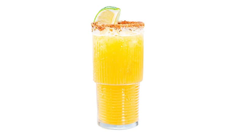 Spicy peach margarita no alcohol