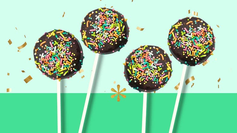 Chocolate Sprinkle Lolli-Cake (1 pc)
