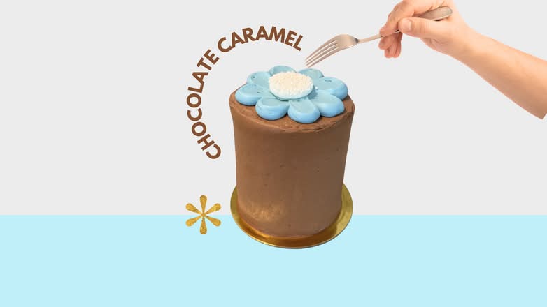 Mini Luxe Cake - Chocolate Caramel