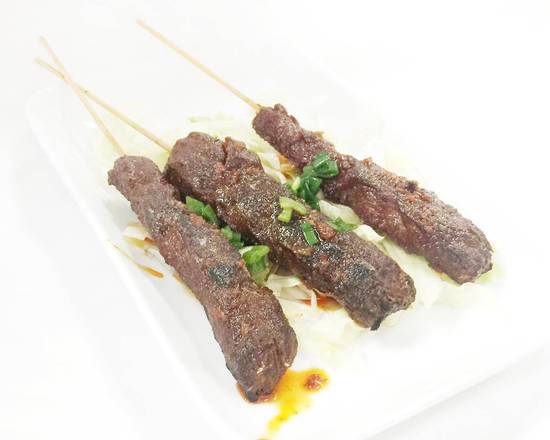 A14. Satay Beef Skewers (3 pcs)