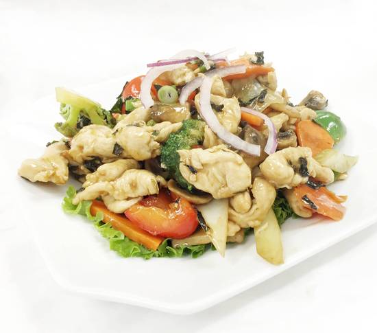 C4. Stir Fried Satay Chicken
