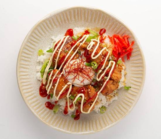 Spicy Chicken Karaage Don