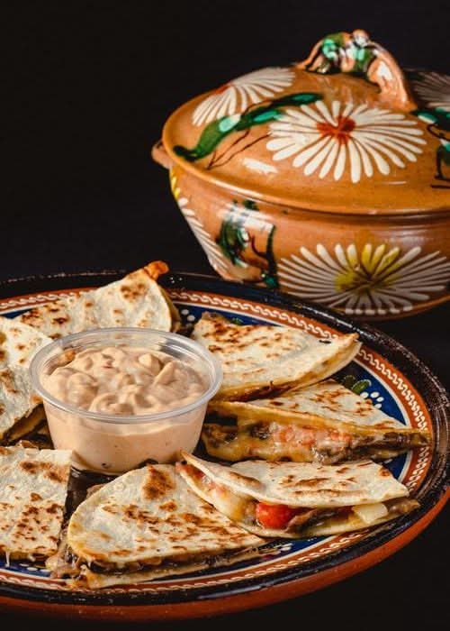MUSHROOM QUESADILLA