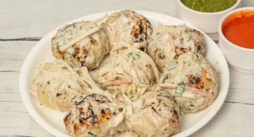 Veg Afghani Momo 7pcs