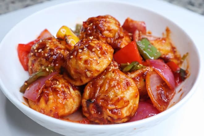 Veg Chilli Momo 7 pcs