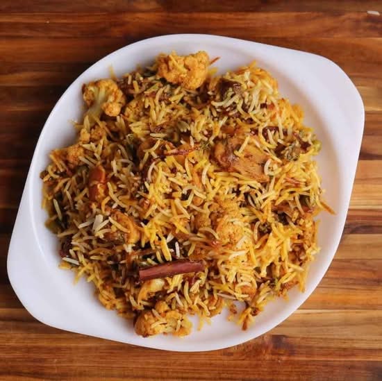 Soya Chaap Biryani