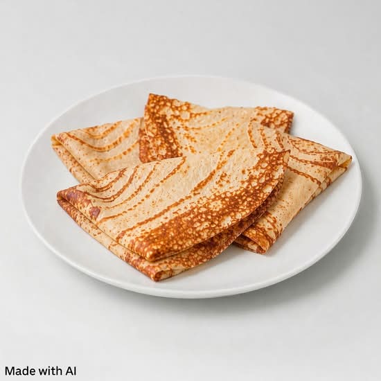 Crêpes nature (Plain Crepes)