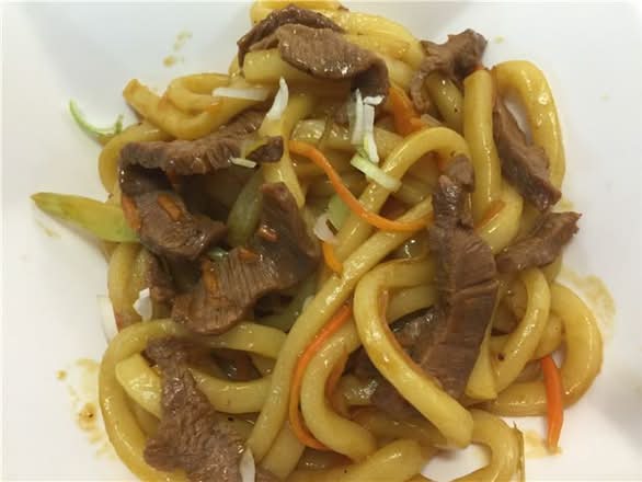 Beef Fried Udon