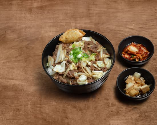 Thin Sliced Pork Rice Bowl