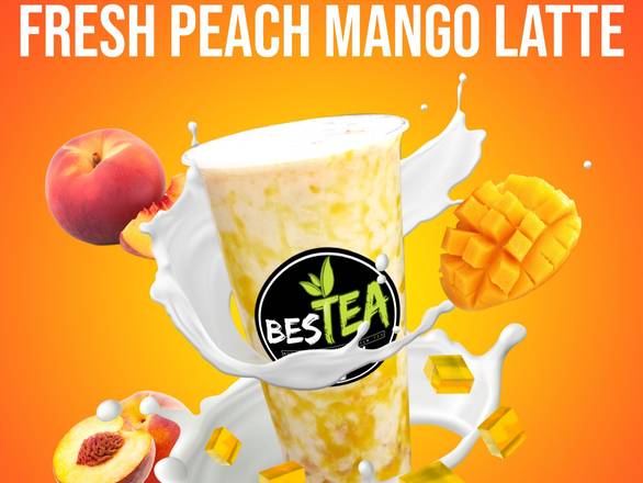 Fresh Peach Mango Latte (Jumbo)