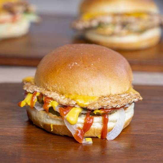 Mac Smash Chicken Burger