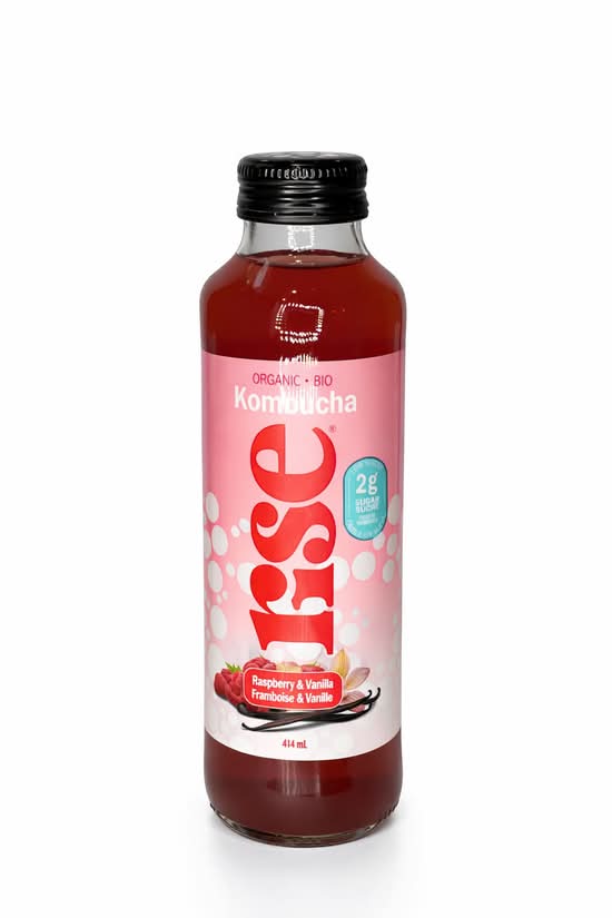 Kombucha Framboise et Vanille - 414 ml