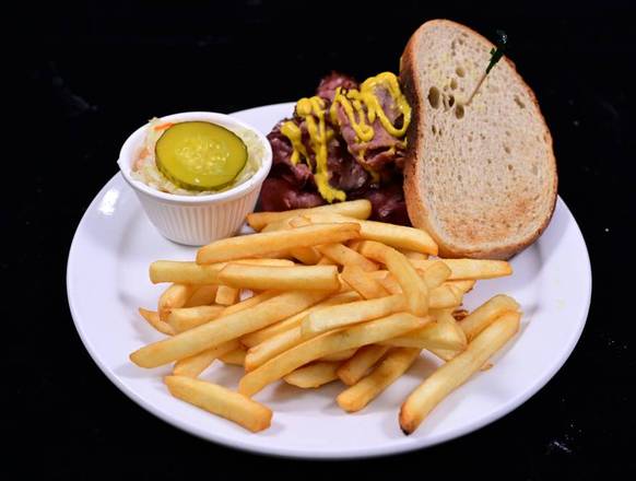 Corn Beef on Rye Sandwich