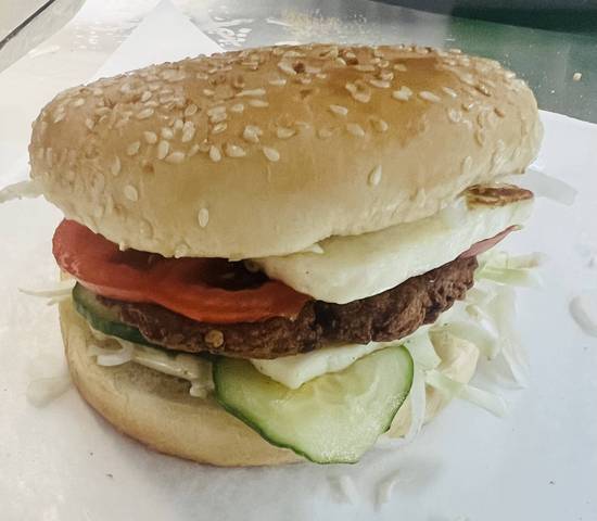 Aloo Tikki Paneer Burger