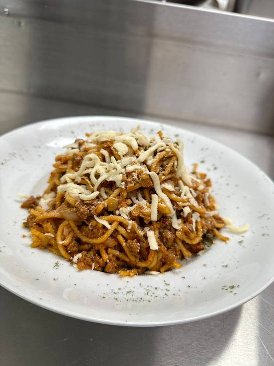 Chicken Sri lankan style Red sauce pasta