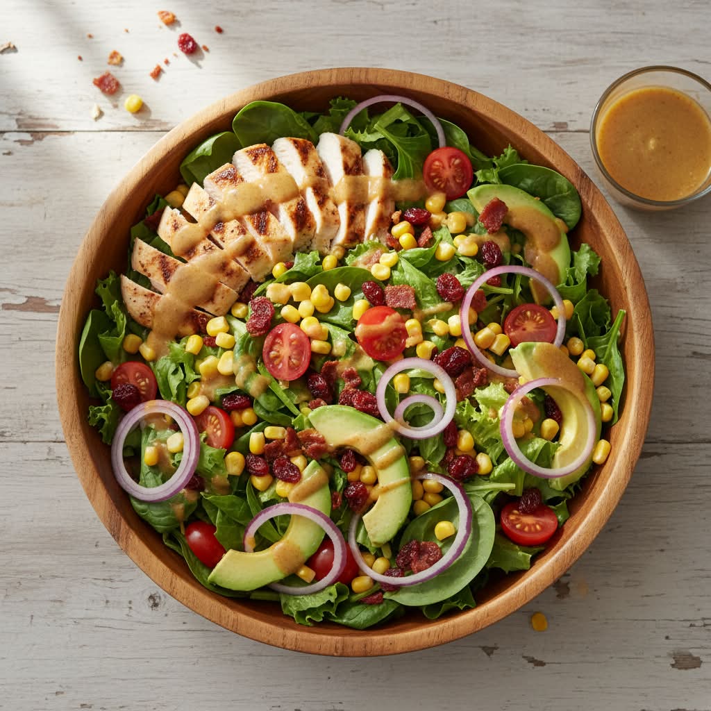 Maple Mustard Grilled Chicken Salad