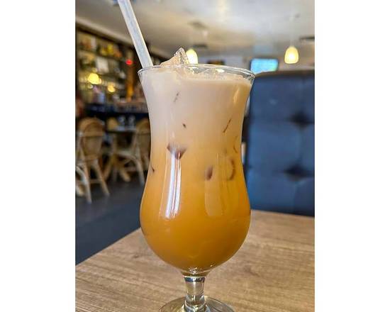 Thai Ice Tea with Condensed Milk (Cha Num Yen)