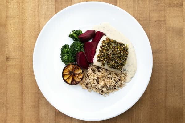 Pistachio Crusted Cod