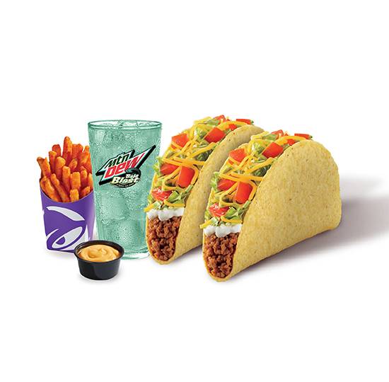 2 Beef Tacos Supreme® Combo