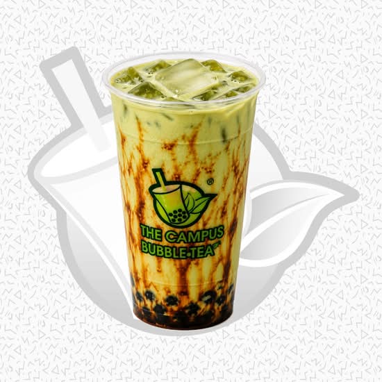 Brown Sugar Matcha Milk Tea