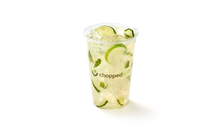 Cucumber Lemon Lime Mint Chopped Water