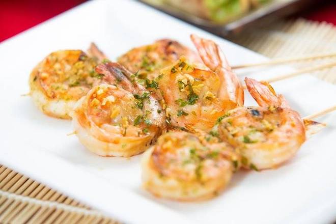 Garlic Prawn  2 skewers