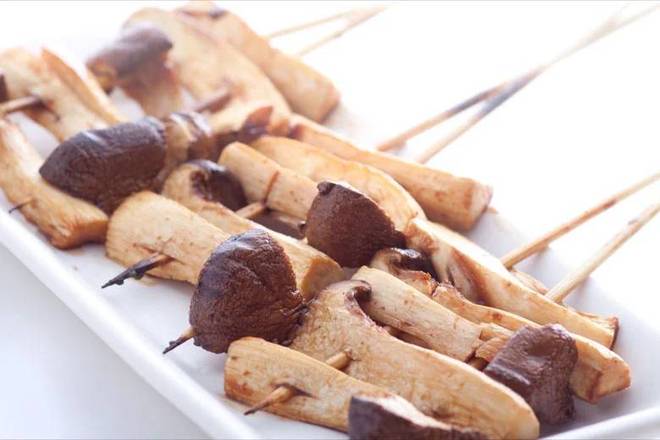 Eryngii mushroom 2 skewer