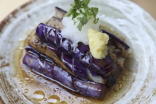 Fried eggplant