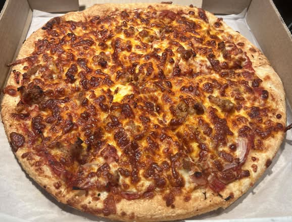 Triple Cheese Bacon Burger Special Pizza