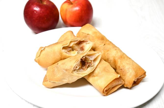 31. Deep Fried Apple Cinnamon Spring Roll (3 rolls)