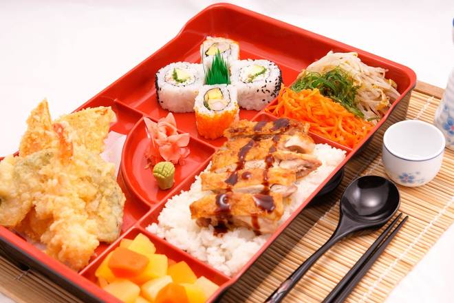 Chicken or Beef Bento