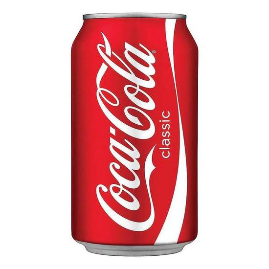 Canned pop - Coke