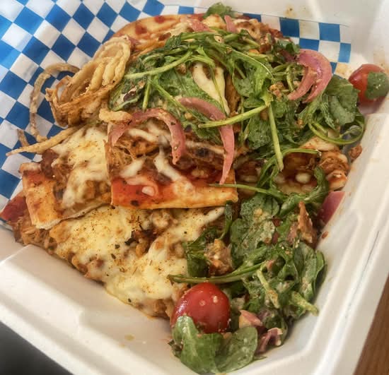 Braised Chicken Flatbread