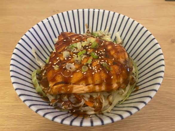 Salmon Teriyaki Don