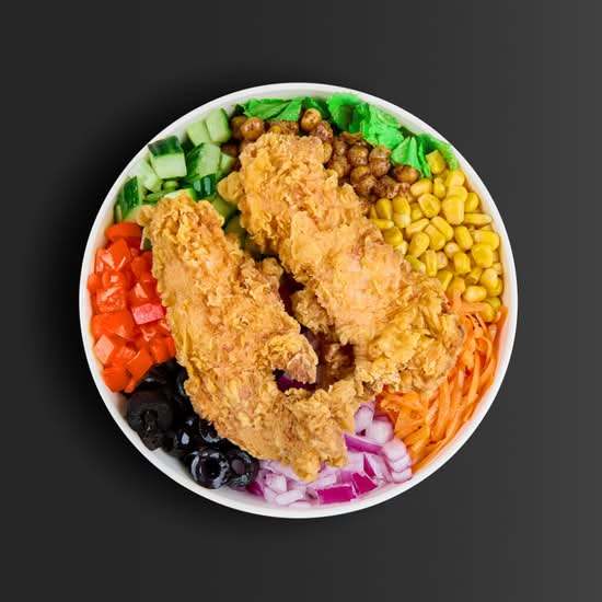 Bol de poulet frit / Fried Chicken Bowl