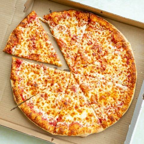 Large cheese pizza